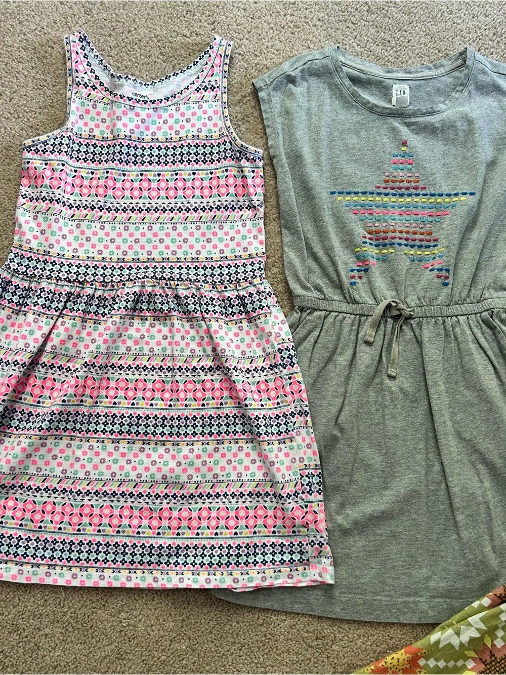 Set of 4 Youth girls size 8 dresses gap old navy carters